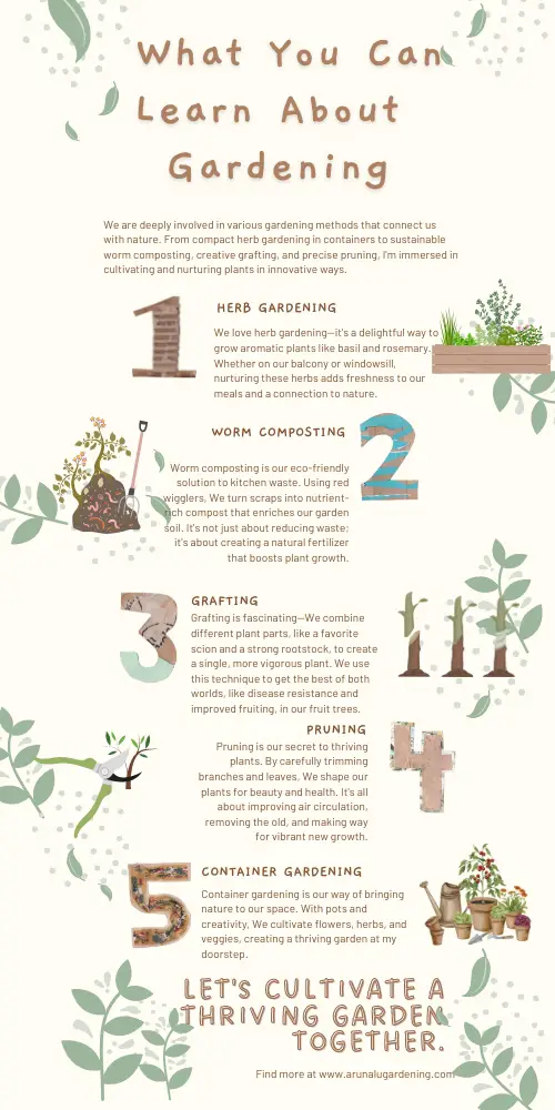 What You Can Learn about Gardening